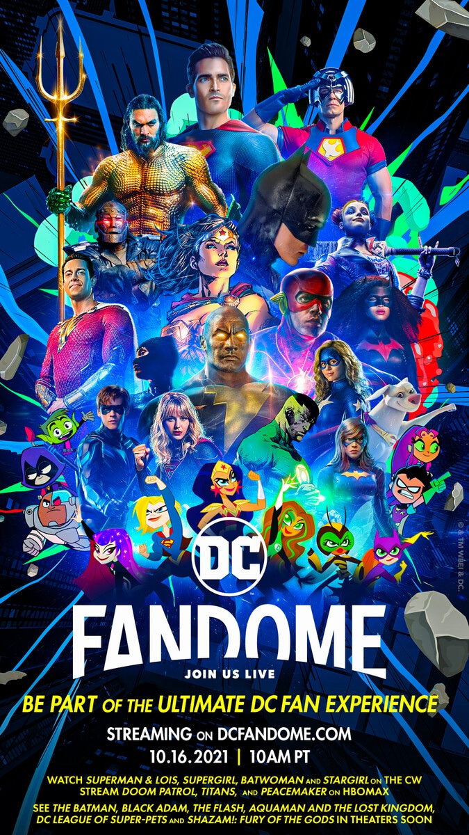 DC Fandome 2021 poster - Pontik® Geek