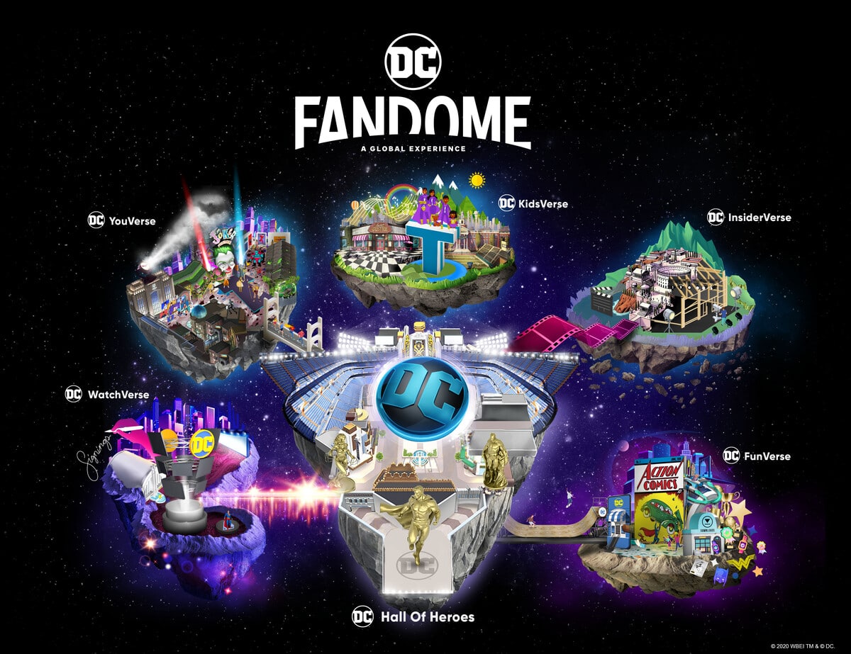DC FanDome - Multiverso DC Comics Actividades Lanzamientos Invitados